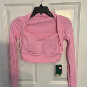 Halara pink top